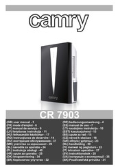 Camry CR 7903 Bedienungsanweisung