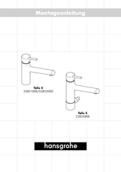 HANSGROHE Talis S 32853000 Montageanleitung