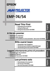 Epson EMP-7800 Erste Schritte