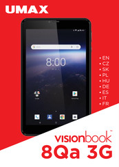 Umax VisionBook 8Qa 3G Bedienungsanleitung