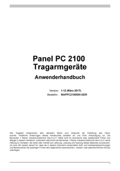 BR-Automation Panel PC 2100 Anwenderhandbuch
