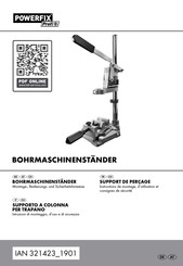 Powerfix Profi HG02905 Montage-, Bedienungs- Und Sicherheitshinweise