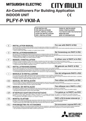 Mitsubishi Electric PLFY-P VKM-A Serie Installationshandbuch