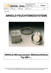 Werne & Thiel Typ MB1 Serie Handbuch