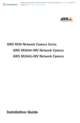 Axis M3044-WV Installationsanleitung
