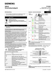 Siemens 3TK2826 Betriebsanleitung