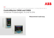 ABB ControlMaster CM50 Anweisung Zur Inbetriebnahme