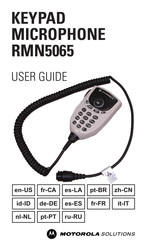 Motorola RMN5065 Bedienungsanleitung