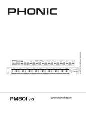 Phonic PM801 v10 Benutzerhandbuch