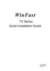 WinFast TV2100 Schnellinstallationsanleitung
