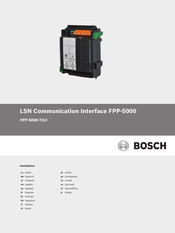 Bosch FPP-5000-TI13 Installationsanleitung