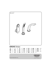 Grohe Ondus 36 047 Montageanleitung