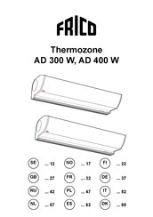 Frico Thermozone AD410W2 Montage- Und Betriebsanleitung