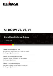 Edimax AI-1001W V4 Schnellinstallationsanleitung