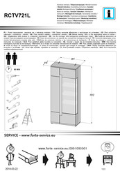 Forte RCTV721L Montageanleitung