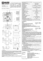 Murr Elektronik Evolution+ 40-3x360-520/24 Bedienungsanleitung