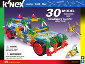 k'nex 30 Model Building Set Designer's Choice Light-Up Bedienungsanleitung