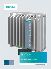 Siemens SENTRON 7KN POWERCENTER 3000 Gerätehandbuch