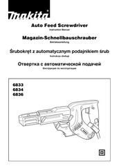 Makita 6833 Betriebsanleitung