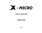 X-Micro XMP3-M1GF Bedienungsanleitung