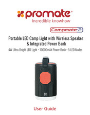 Promate Campmate-2 Bedienungsanleitung