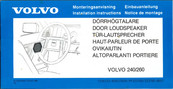 Volvo 260 Einbauanleitungen