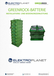 ELEKTROPLANET GREENROCK BA-S1-24 Installations- Und Bedienungsanleitungen
