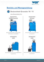 WDT GRANUDOS 10-S5 Betriebs- Und Montageanleitung