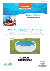 Trigano Piscines OSMOSE series Montage-Und Installationsanleitung