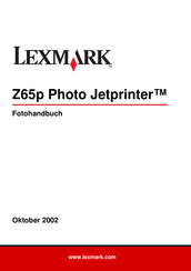 Lexmark Z65p Photo Jetprinter Fotohandbuch