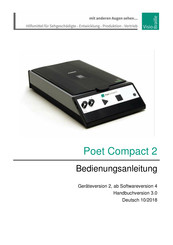VisioBraille Poet Compact 2+ Bedienungsanleitung