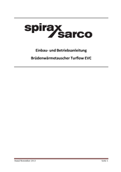 Spirax Sarco Turflow EVC Serie Einbau- Und Betriebsanleitung