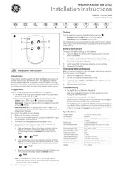 GE 868 GEN2 Installationsanweisungen