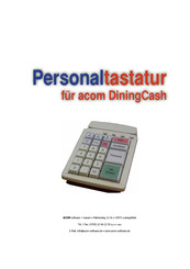Acom DiningCash Handbuch