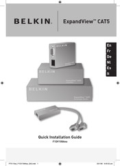 Belkin ExpandView CAT5 Installationsanleitung