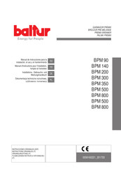 baltur BPM 200 Installations-, Gebrauchs- Und Wartungshandbuch