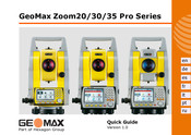 GeoMax Zoom Pro series Gebrauchsanweisung