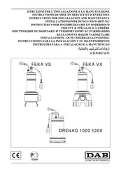 DAB FEKA VX 1200 Installationsanweisung Und Wartung