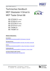 MDT Technologies BE-GT20W.01 ab R2.0 Technisches Handbuch