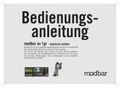modbar Espresso AV 1GR System Bedienungsanleitung
