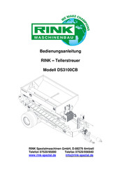 RINK DS3100CB Bedienungsanleitung