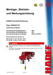 HADEF APPL Montage-, Betriebs- Und Wartungsanleitung