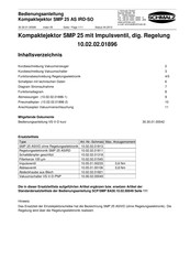 schmalz SMP 25 Bedienungsanleitung