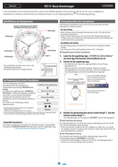 Citizen Eco-Drive Riiiver W510 Kurzanleitung