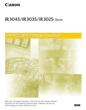 Canon iR3045N Druckerhandbuch
