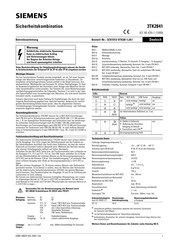 Siemens 3TK2841 series Betriebsanleitung