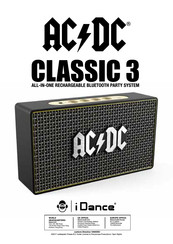 iDance AC/DC Classic 3 Handbuch