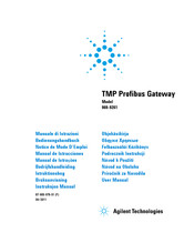 Agilent Technologies TMP Profibus  969-9261 Bedienungshandbuch