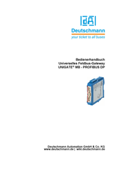 DEUTSCHMANN AUTOMATION UNIGATE MB - PROFIBUS DP Bedienerhandbuch