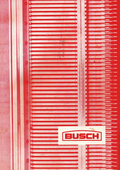 Busch DM 420 Anleitungsbuch